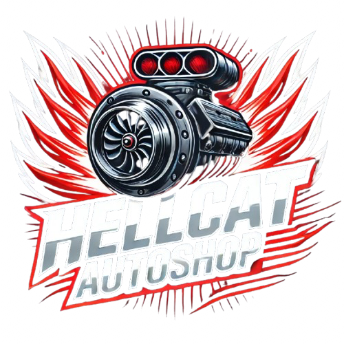 Hellcat Auto Shop Logo